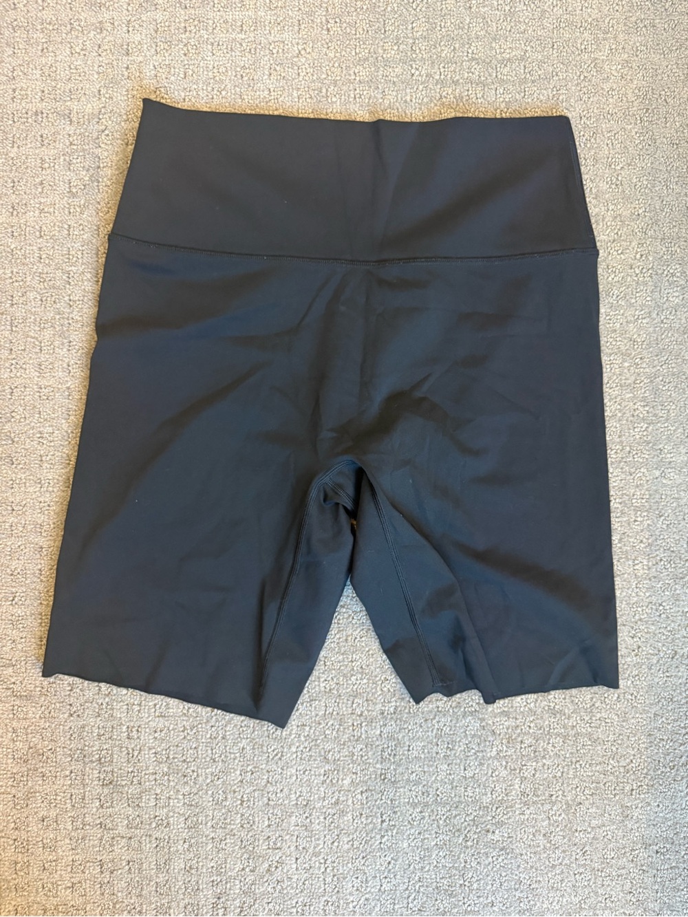 aerie Black High-Rise Athletic Bike Shorts